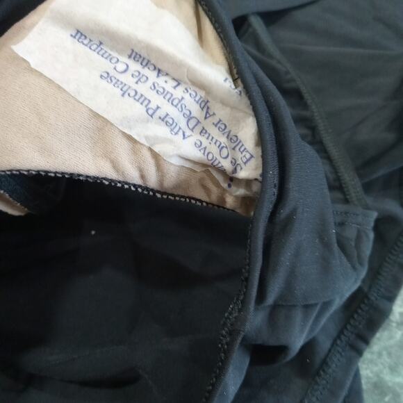 Roaman's Swimsuit Plus Size 3x 24W Gold and Black Attached Brief Full Coverage - Picture 3 of 12